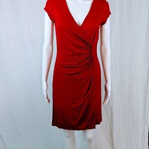 Neesha Red Stretch Bodycon Dress Women's S/M